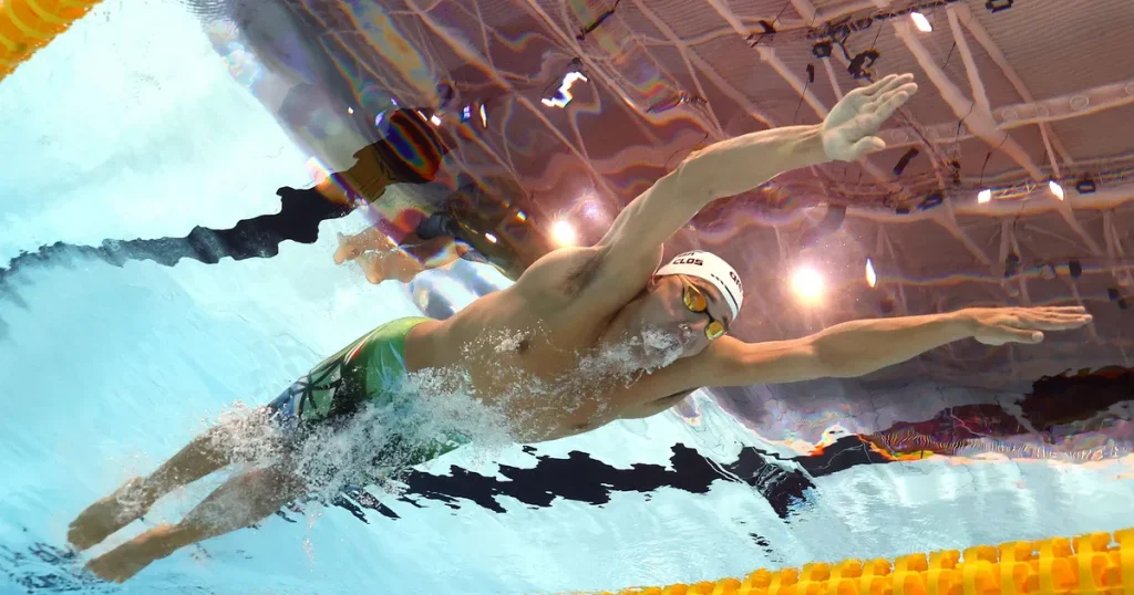 ความโดดเด่นของนักว่ายน้ำแอฟริกาใต้ในท่ากบและท่าฟรีสไตล์